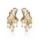 Brinco Claudia Arbex Le Sirenuse Franja Ouro Vintage