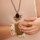 Pulseira Camila Klein Alicia Agnos Kit Pérolas Ouro Velho