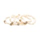 Pulseira Camila Klein Alicia Agnos Kit Pérolas Ouro Velho