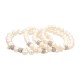 Pulseira Camila Klein Alicia Agnos Kit Pérolas Prata Velho