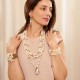 Pulseira Camila Klein Alicia Agnos Kit Pérolas Prata Velho