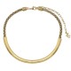 Colar Estela Geromini Básica Choker Encorpado Ouro