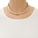 Colar Estela Geromini Básica Choker Encorpado Ouro