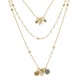 Colar Estela Geromini Peach Longo Ouro