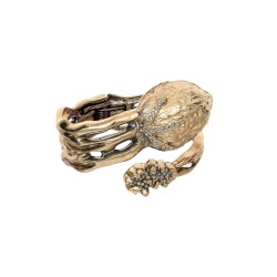 Pulseira Camila Klein Bolo de Nozes Metal Ouro Velho