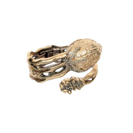 Pulseira Camila Klein Bolo de Nozes Metal Ouro Velho