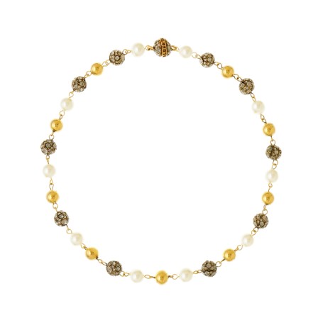 Colar Hector Albertazzi Alma Choker Ouro Vintage