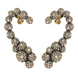 Brinco Hector Albertazzi Alma Cuff Maxi Ouro Vintage