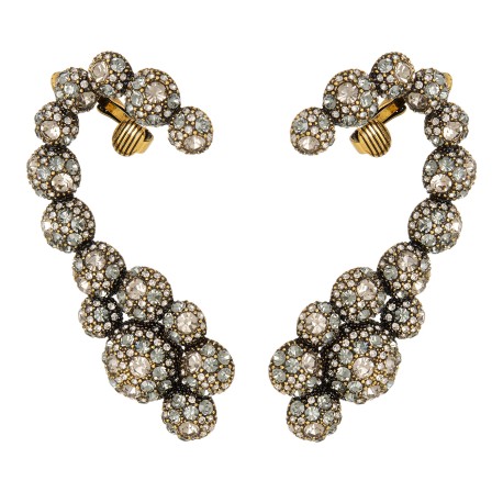 Brinco Hector Albertazzi Alma Cuff Maxi Ouro Vintage