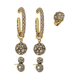 Brinco Hector Albertazzi Alma Kit Ear Cuff Ouro Vintage