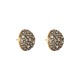 Brinco Hector Albertazzi Alma Cristais Ouro Vintage