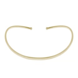 Colar Nádia Gimenes Choker Tubo Dourado