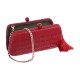 Bolsa Empório MP Clutch Palha Buntal Vermelha