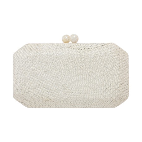 Bolsa Empório MP Clutch Palha Buntal Natural