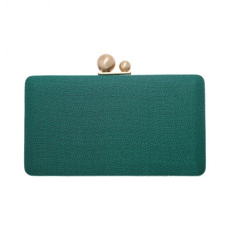 Bolsa Maria Chic Acessórios Clutch Amy Verde Escuro