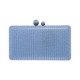 Bolsa Maria Chic Acessórios Clutch Cris Cristais Azul