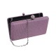 Bolsa Maria Chic Acessórios Clutch Cris Cristais Lilás