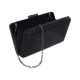 Bolsa Maria Chic Acessórios Clutch Cris Cristais Pretos