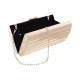 Bolsa Maria Chic Acessórios Clutch Metal Dourado
