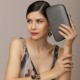 Bolsa Maria Chic Acessórios Clutch Tay Tecido Grafite