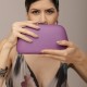 Bolsa Maria Chic Acessórios Clutch Tay Tecido Lilás