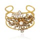 Pulseira Claudia Arbex Vitória Bracelete Ouro Vintage