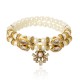 Pulseira Claudia Arbex Vitória Pérola Ouro Vintage