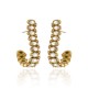 Brinco Claudia Arbex Vitória Argola Ouro Vintage