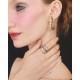 Brinco Claudia Arbex Vitória Argola Ouro Vintage