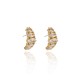 Brinco Claudia Arbex Vitória Argola Ouro Vintage