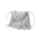 Bolsa Isla Sylvie Bag Plumas Corrente Multifuncional Prata