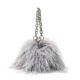 Bolsa Isla Sylvie Bag Plumas Corrente Multifuncional Prata