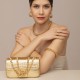 Colar Nino Bran Acessórios Retro Choker Metal Ouro Vintage