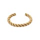 Bracelete Nino Bran Acessórios Retro Metal Ouro Vintage
