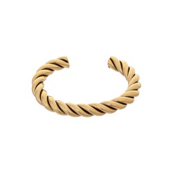Bracelete Nino Bran Acessórios Retro Metal Ouro Vintage