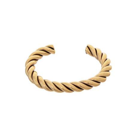 Bracelete Nino Bran Acessórios Retro Metal Ouro Vintage