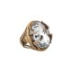 Anel Camila Klein Memories Maxi Cristal Ouro Velho