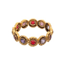 Pulseira Camila Klein Graham Cristais Ouro Velho