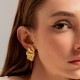 Brinco Nádia Gimenes Maré Boho Concha Dourado