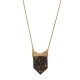 Colar Camila Klein Marmore Kit Choker Ouro Velho 
