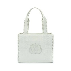 Bolsa Isla Tote Couro Natural Marshmallow