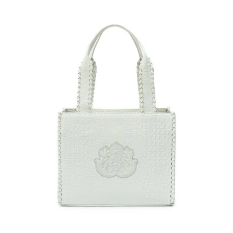 Bolsa Isla Tote Couro Natural Marshmallow