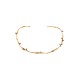 Colar Monica Di Creddo Plié Choker Ouro Vintage