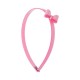 Tiara Bianca Accessory Infantil Laço Acrílica Rosa Perolada