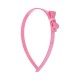 Tiara Bianca Accessory Infantil Laço Acrílica Rosa Perolada