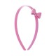 Tiara Bianca Accessory Infantil Laço Acrílica Rosa