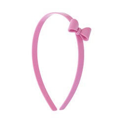 Tiara Bianca Accessory Infantil Laço Acrílica Rosa
