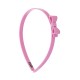 Tiara Bianca Accessory Infantil Laço Acrílica Rosa