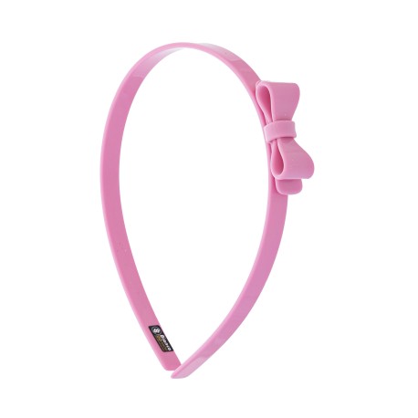 Tiara Bianca Accessory Infantil Laço Acrílica Rosa