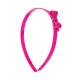 Tiara Bianca Accessory Infantil Laço Acrílica Rosa Pink